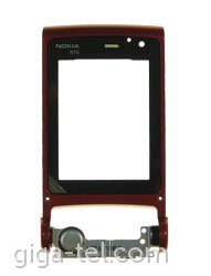 Nokia N76 LCD frame - red