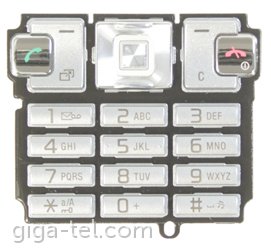 Sony Ericsson T700 keypad silver