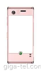 Sony Ericsson W595 middle cover pea chypink