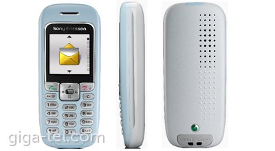 Sony Ericsson J220i cover blue/white OEM
