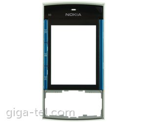 Nokia X3 front cover light blue