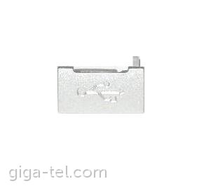 Nokia X3 USB cover silver
