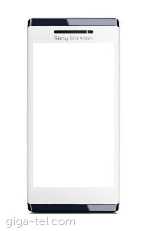 Sony Ericsson U10i front cover white