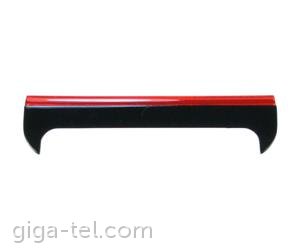 Nokia X6 top cover black/red