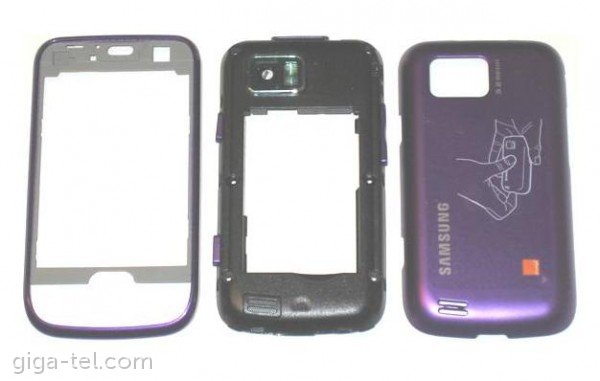 Samsung S5600 cover 3pcs purple