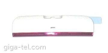 Nokia X6 Bottom cover white/pink
