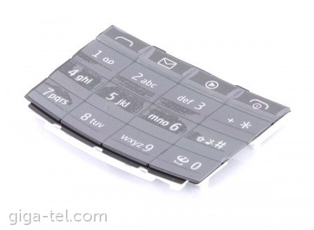 Nokia X3-02  keypad metal