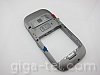 Nokia 701 midle cover light silver