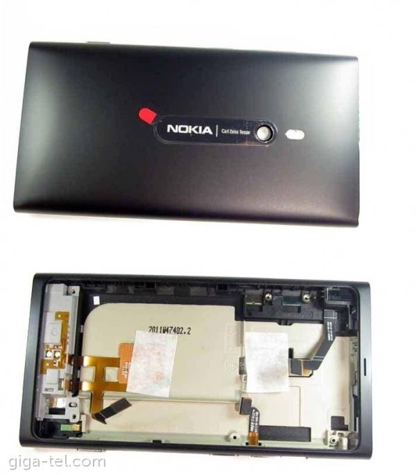 Nokia 800 back cover black SWAP