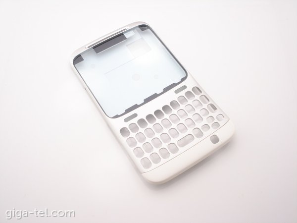 HTC Chacha front cover silver/white