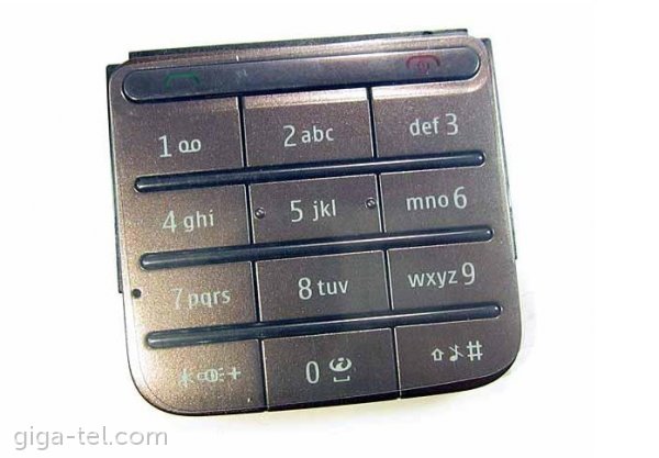 Nokia C3-01 keypad copper brown