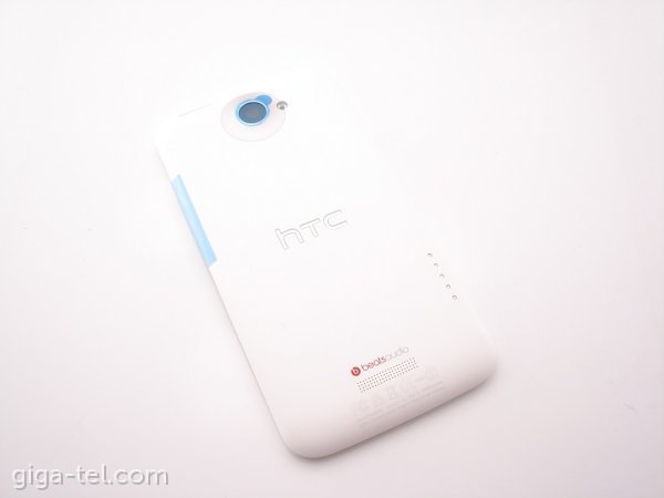 HTC One X back cover white