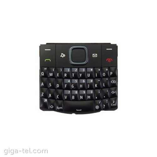 Nokia X2-01 keypad black english