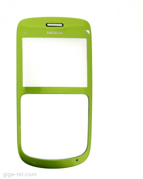 Nokia C3-00 front cover green