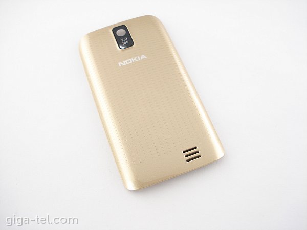 Nokia 308 battery cover gold