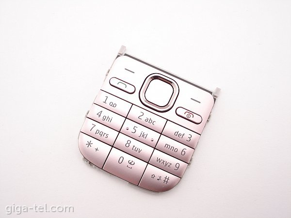 Nokia C2-01 keypad pink