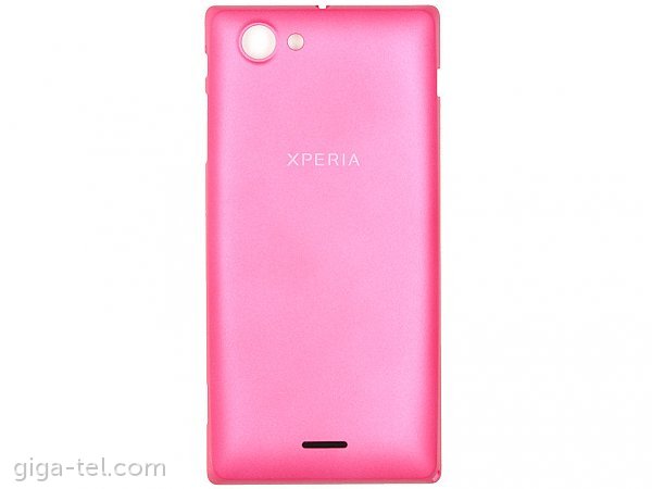 Sony Xperia J ST26i battery cover pink