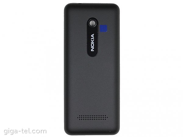 Nokia 206 battery cover black