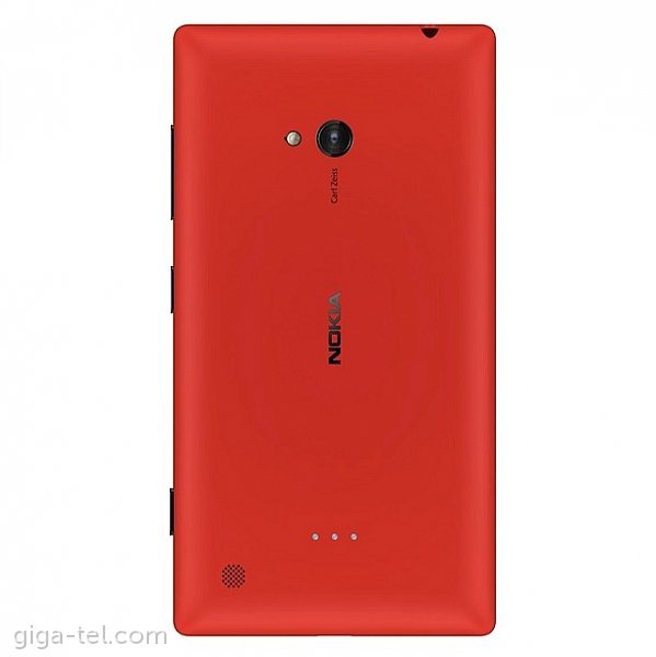 Nokia 720 back cover red