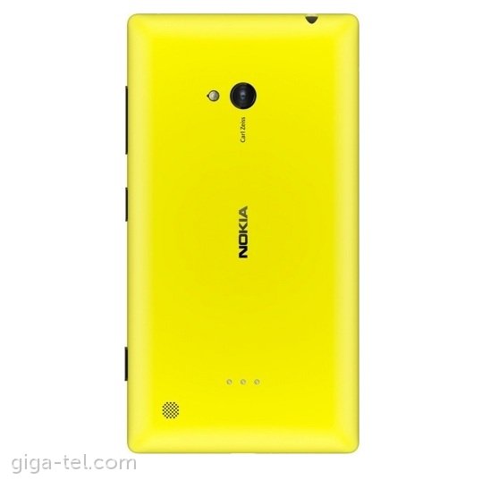 Nokia 720 back cover yellow