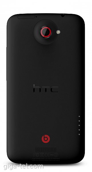 HTC One X+ back cover black