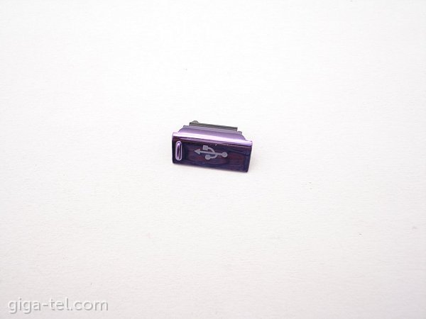 Samsung S5830 USB cover purple