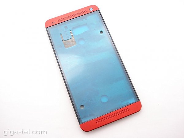 HTC One Dual SIM front cover red