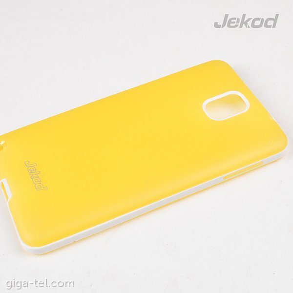 Jekod Samsung Note 3 TPU+FRAME yellow