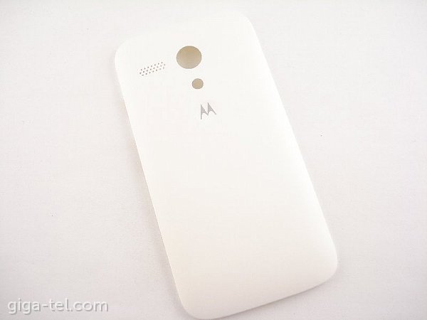 Motorola G battery cover white
