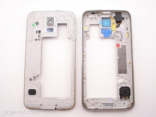 Samsung G900F middle cover white