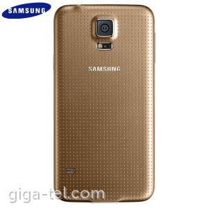 Samsung G900F battery cover gold