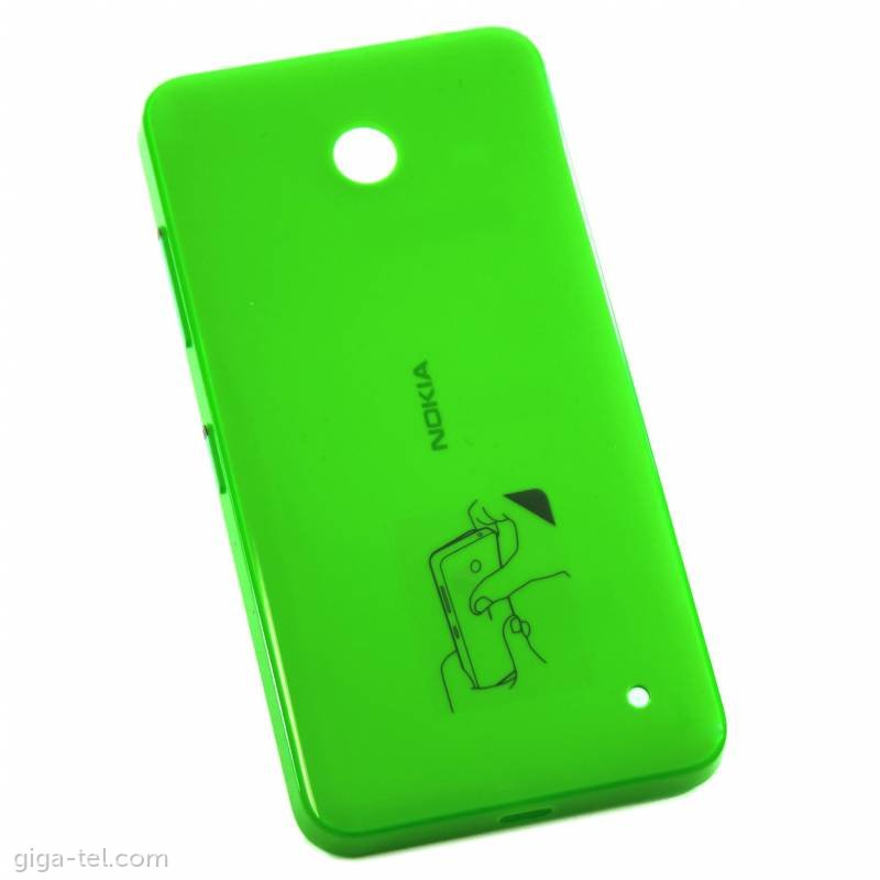 Nokia 630 battery cover green glossy
