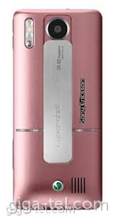 Sony Ericsson K770i battery cover pink