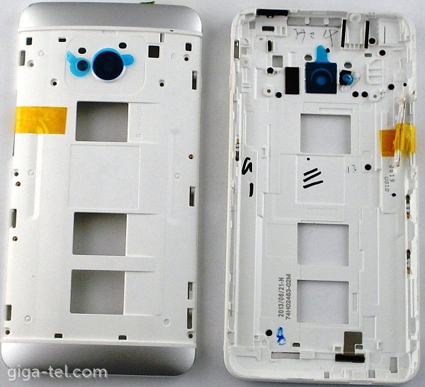 HTC One Dual SIM (802w) middle cover white