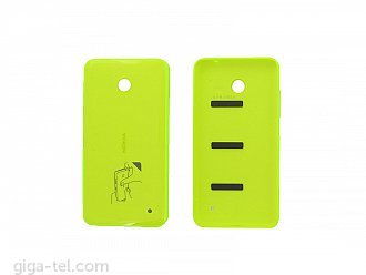 Nokia 630 battery cover yellow glossy