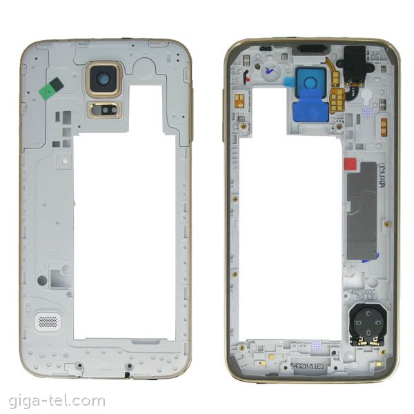 Samsung G900F middle cover gold