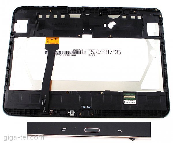Samsung T530 front cover+LCD+touch black