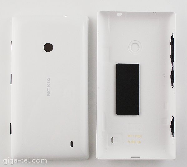 Nokia 525 battery cover white