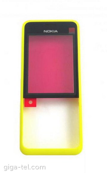 Nokia 301 front cover yellow