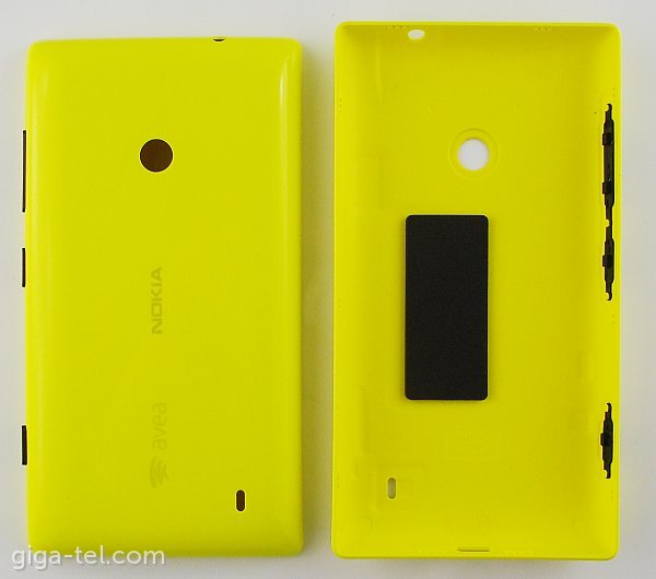 Nokia 525 battery cover yellow AVEA