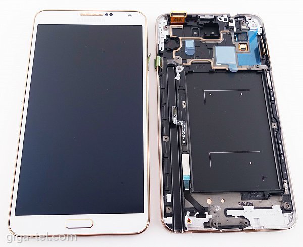 Samsung N9005 LCD+touch Gold/White