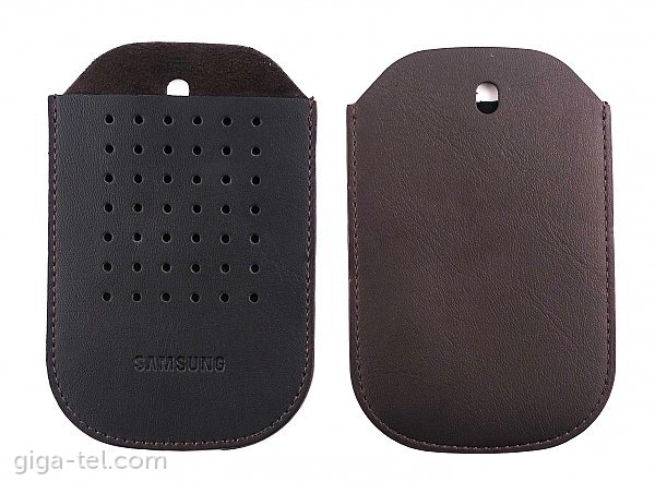 Samsung leather case black / brown