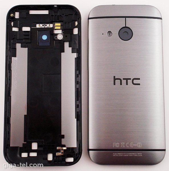 HTC One M8 Mini back cover grey