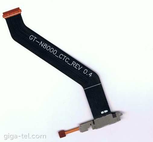 Samsung N8000 charging flex