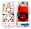 Motorola Nexus 6 middle cover white with parts