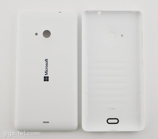Microsoft Lumia 535 battery cover white