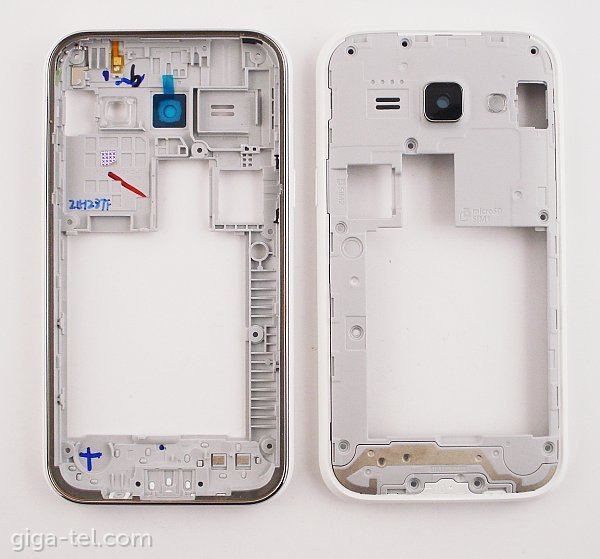 Samsung J100 middle cover white