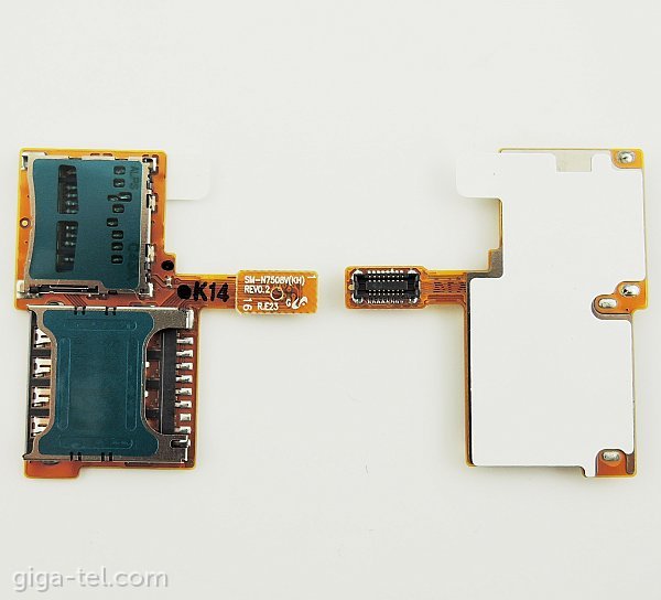 Samsung N7505 SIM+MicroSD reader