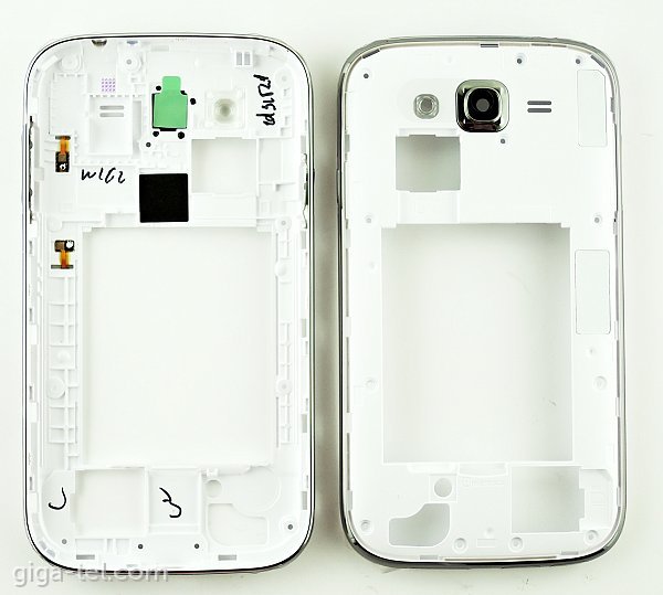 Samsung i9060 DUAL middle cover white