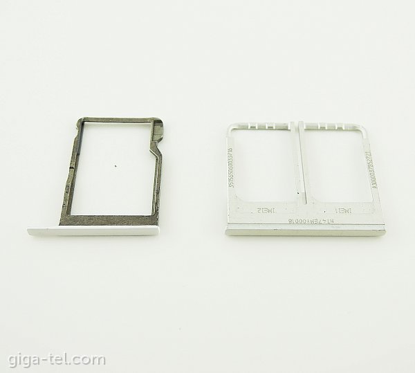 HTC One E8 DUAL SIM+MicroSD holder white